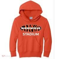 Burrowhead Stadium Cincinnati Football Kids Hoodie thumb 0