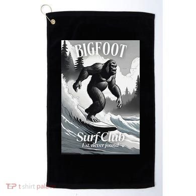 Bigfoot Surf Club Est Golf Towel