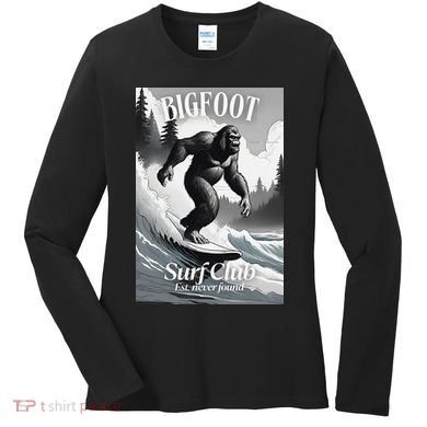 Bigfoot Surf Club Est Women's Long Sleeve Shirt
