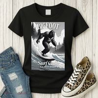 Bigfoot Surf Club Est Women's T-Shirt thumb 3