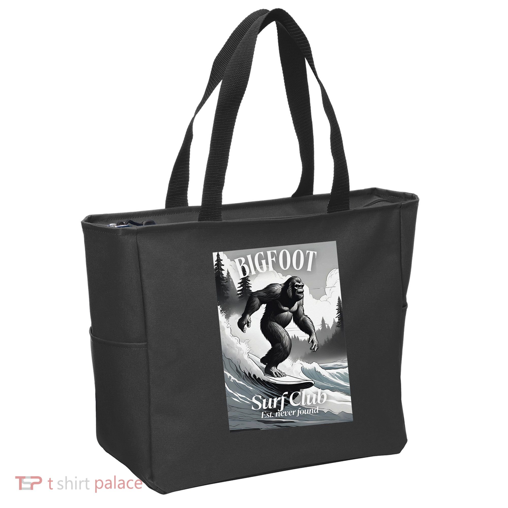 Bigfoot Surf Club Est Tote Bag