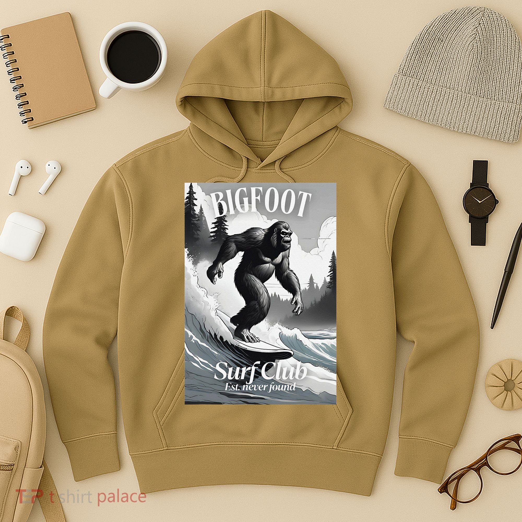 Bigfoot Surf Club Est Hoodie