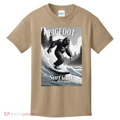 Bigfoot Surf Club Est Kids T-Shirt