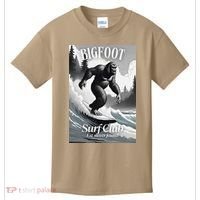 Bigfoot Surf Club Est Kids T-Shirt thumb 0