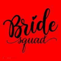 Bride Squad Cute Wedding Santa Hat thumb 1