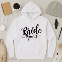 Bride Squad Cute Wedding Hoodie thumb 3