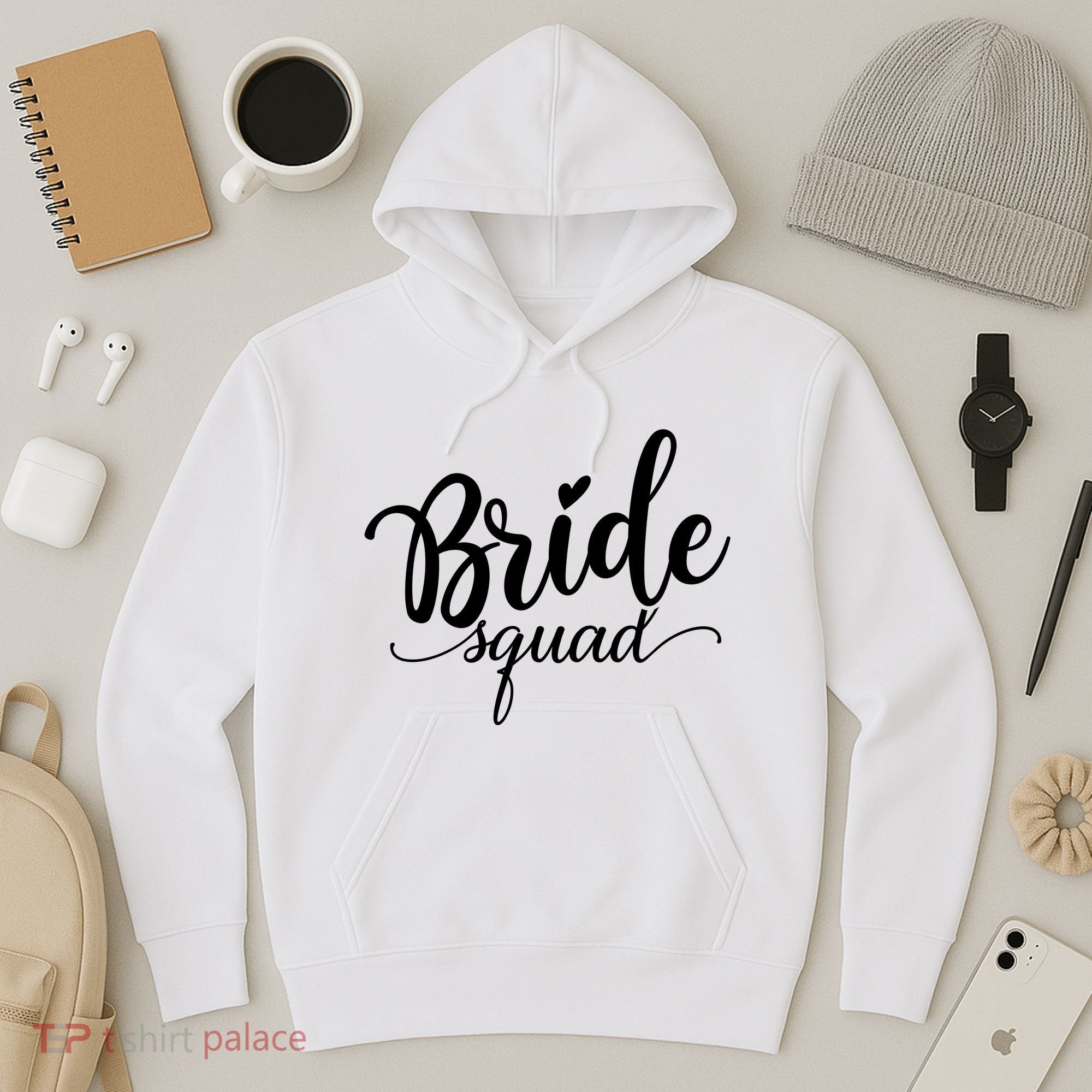 Bride Squad Cute Wedding Hoodie