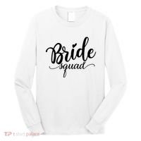 Bride Squad Cute Wedding Long Sleeve Shirt thumb 0