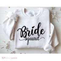Bride Squad Cute Wedding Sweatshirt thumb 2