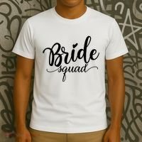 Bride Squad Cute Wedding T-Shirt thumb 3