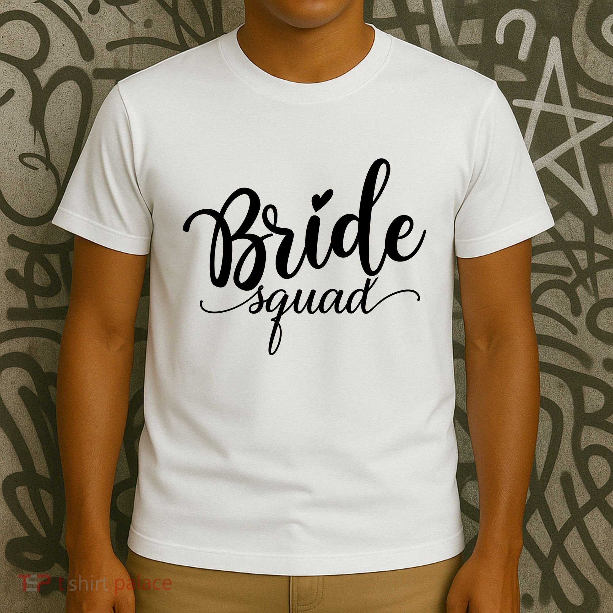 Bride Squad Cute Wedding T-Shirt