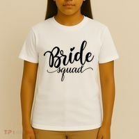 Bride Squad Cute Wedding T-Shirt thumb 4