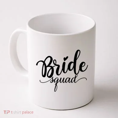 Bride Squad Cute Wedding Coffee Mug