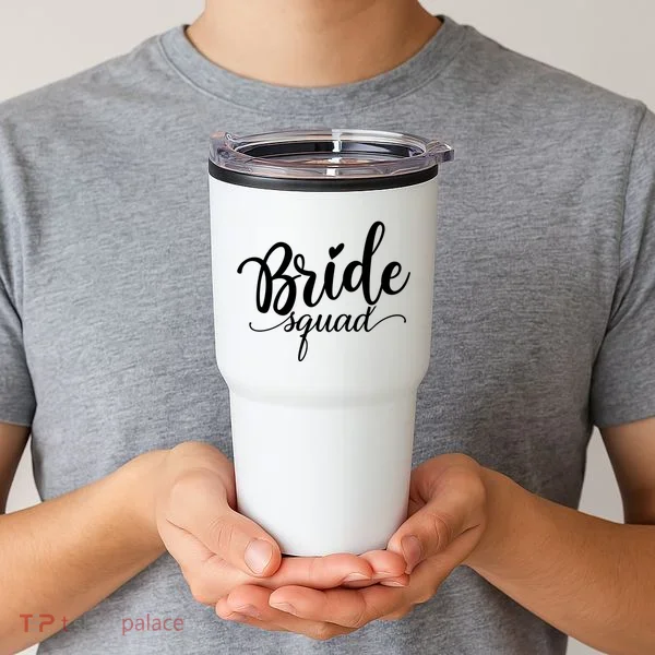 Bride Squad Cute Wedding Tumbler