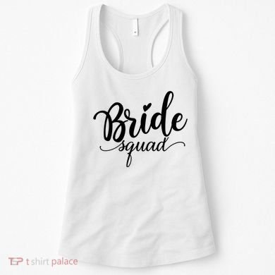 Bride Squad Cute Wedding Women's Tank Top
