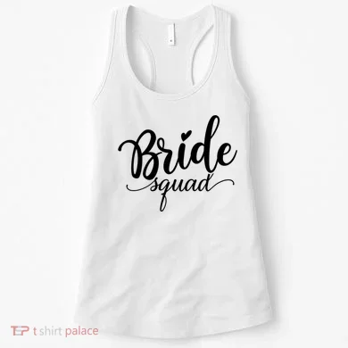 Bride Squad Cute Wedding Women's Tank Top