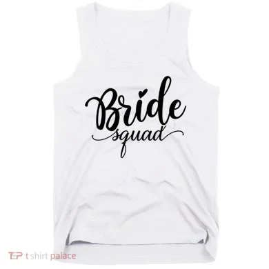 Bride Squad Cute Wedding Tank Top