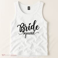 Bride Squad Cute Wedding Tank Top thumb 2