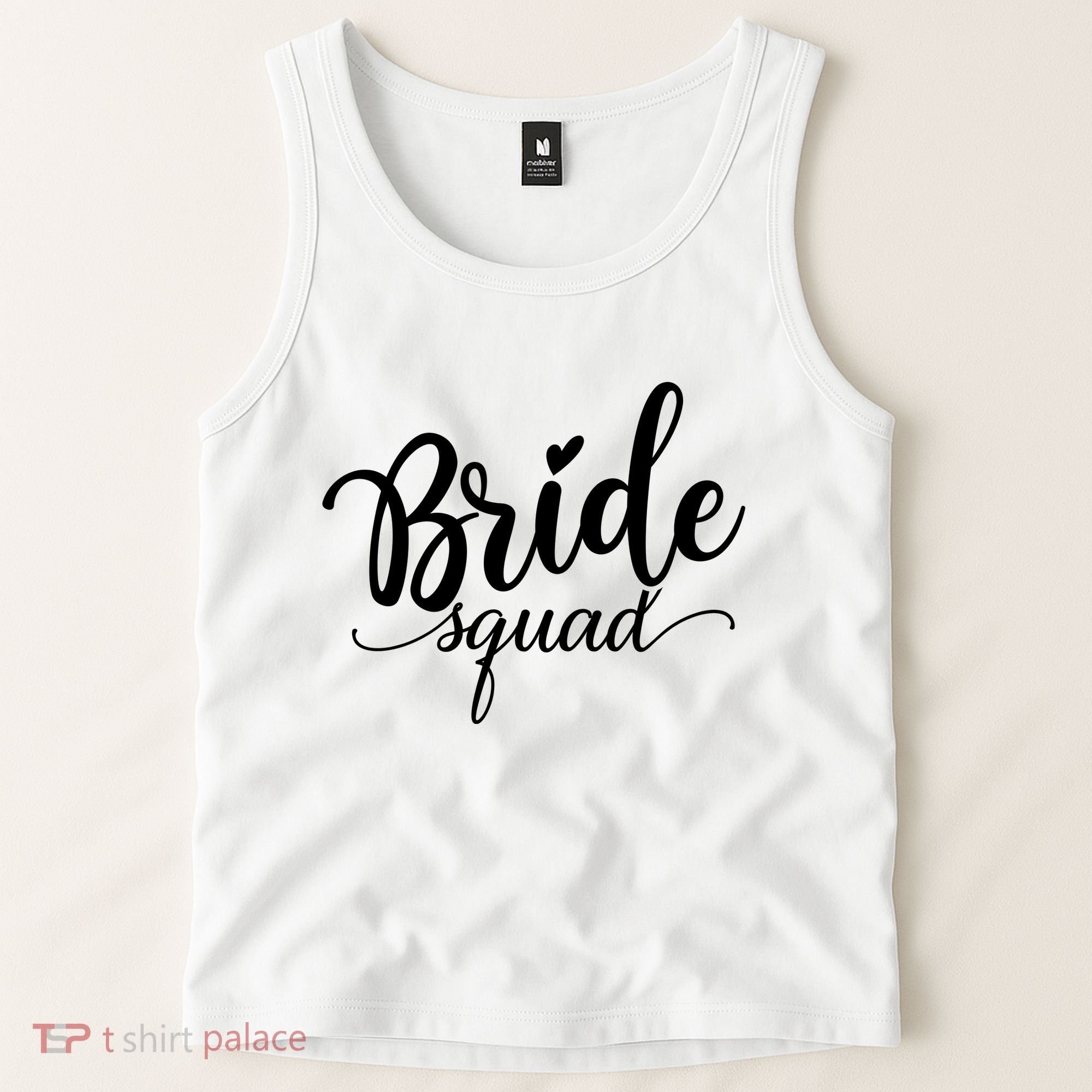 Bride Squad Cute Wedding Tank Top