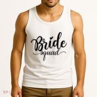 Bride Squad Cute Wedding Tank Top thumb 3
