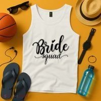 Bride Squad Cute Wedding Tank Top thumb 4