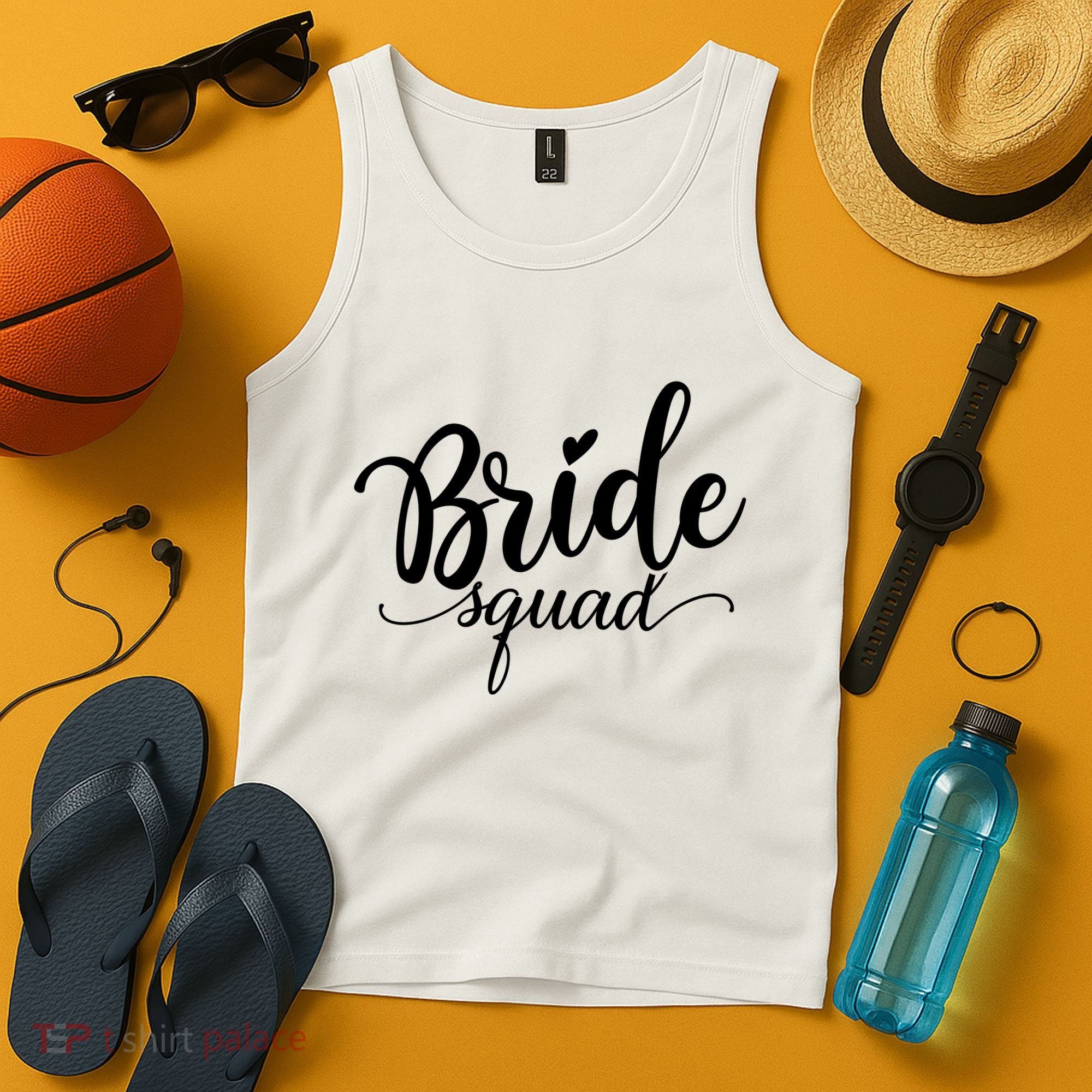 Bride Squad Cute Wedding Tank Top
