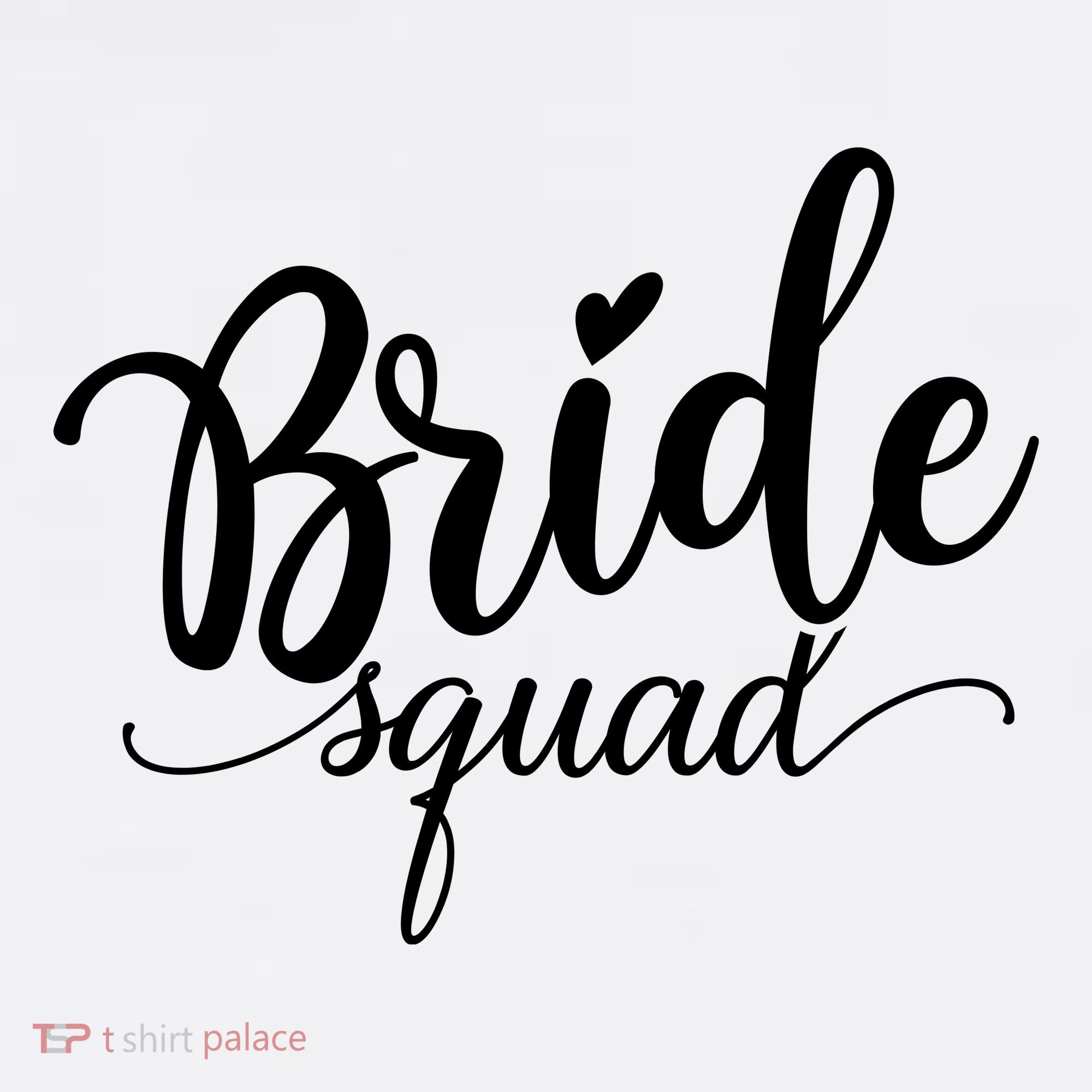 Bride Squad Cute Wedding Tank Top