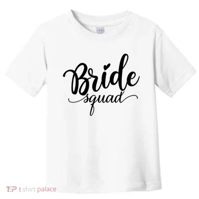 Bride Squad Cute Wedding Toddler T-Shirt
