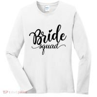 Bride Squad Cute Wedding Women's Long Sleeve Shirt thumb 0