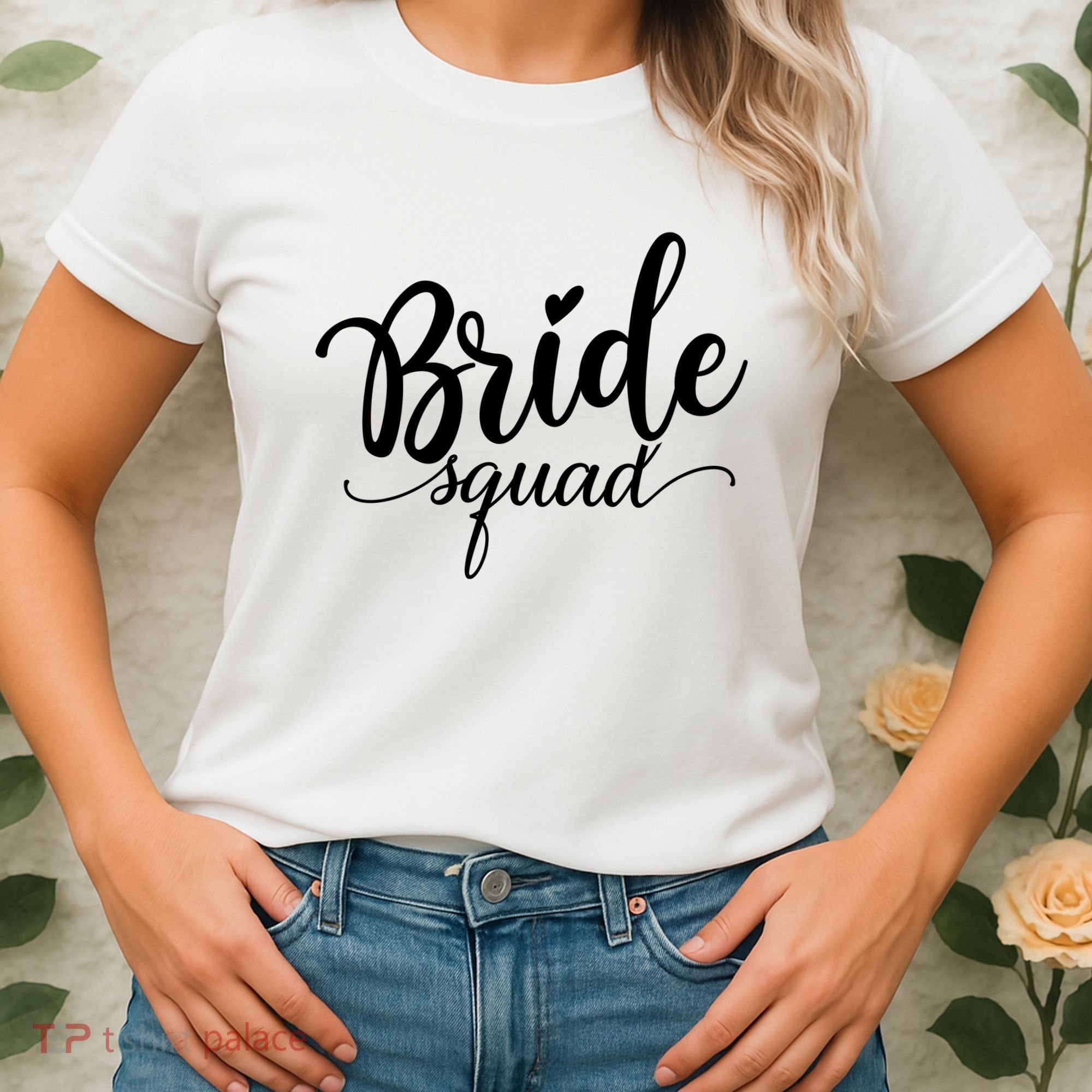 Bride Squad Cute Wedding Women's T-Shirt