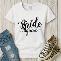Bride Squad Cute Wedding Women's T-Shirt thumb 3