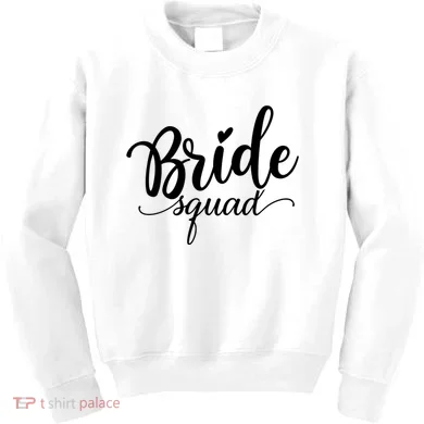Bride Squad Cute Wedding Kids Sweatshirt