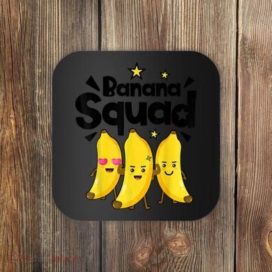 Banana Squad Dance Dancing Funny Cute Coaster