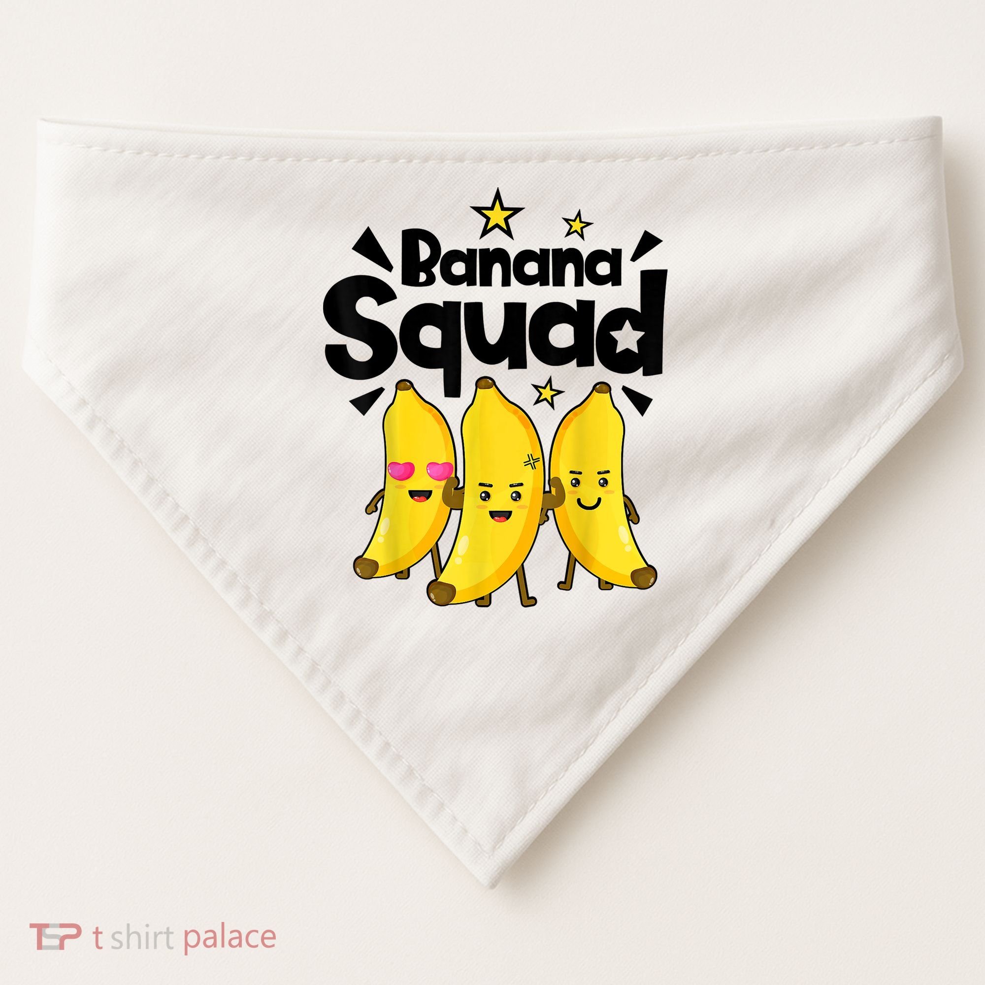 Banana Squad Dance Dancing Funny Cute USA-Made Doggie Bandana