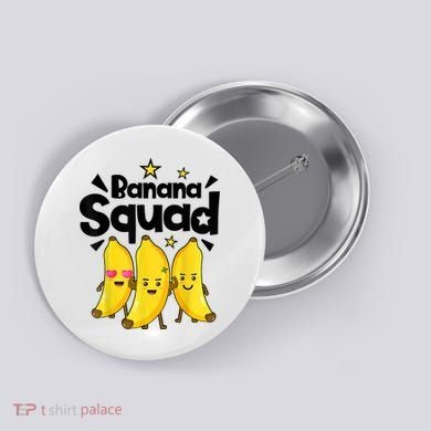 Banana Squad Dance Dancing Funny Cute Button
