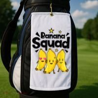 Banana Squad Dance Dancing Funny Cute Golf Towel thumb 2
