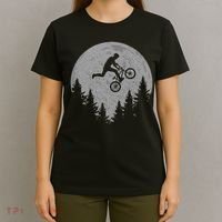 Bmx Stunt Dirt Bike Moon Freestyle Rider Gift T-Shirt thumb 4