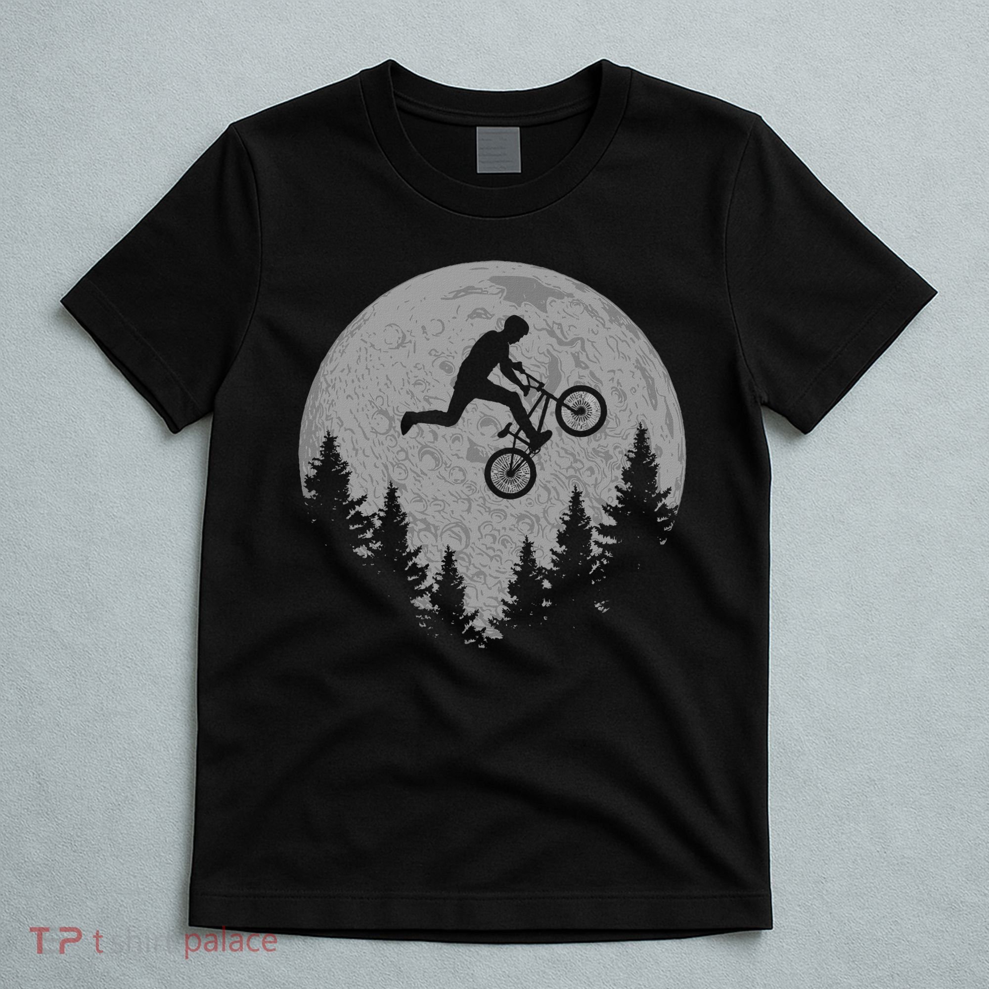 Bmx Stunt Dirt Bike Moon Freestyle Rider Gift T-Shirt
