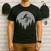 Bmx Stunt Dirt Bike Moon Freestyle Rider Gift T-Shirt thumb 6