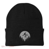 Bmx Stunt Dirt Bike Moon Freestyle Rider Gift Beanie thumb 0