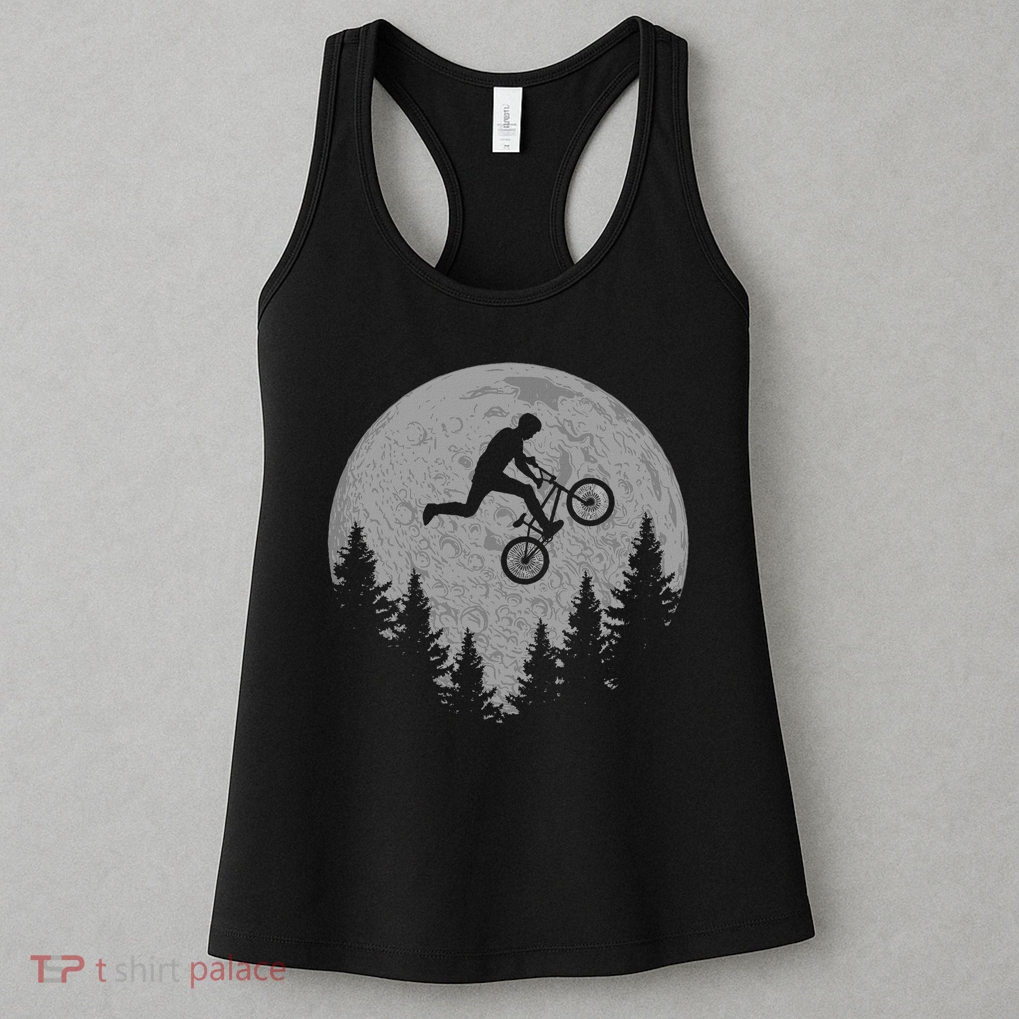 Bmx Stunt Dirt Bike Moon Freestyle Rider Gift Women's Tank Top