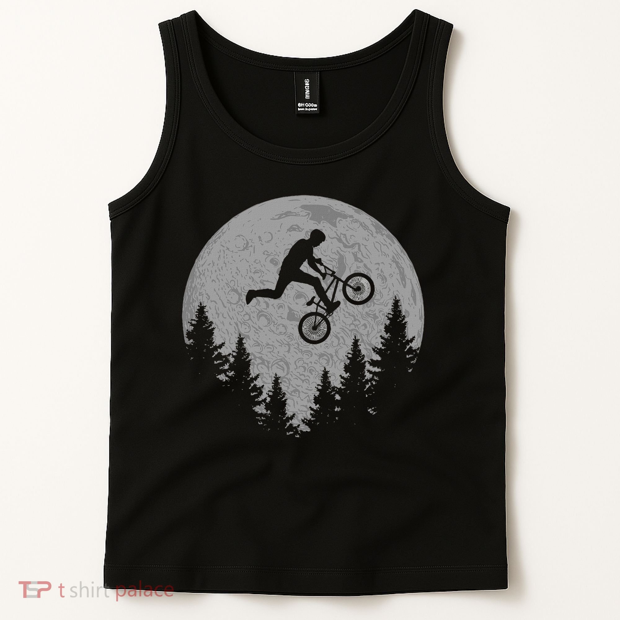 Bmx Stunt Dirt Bike Moon Freestyle Rider Gift Tank Top