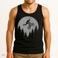 Bmx Stunt Dirt Bike Moon Freestyle Rider Gift Tank Top thumb 3