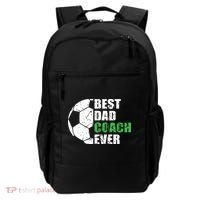 Best Soccer Dad Coach Ever Retro Father Soccer Coach Dad Backpack thumb 0