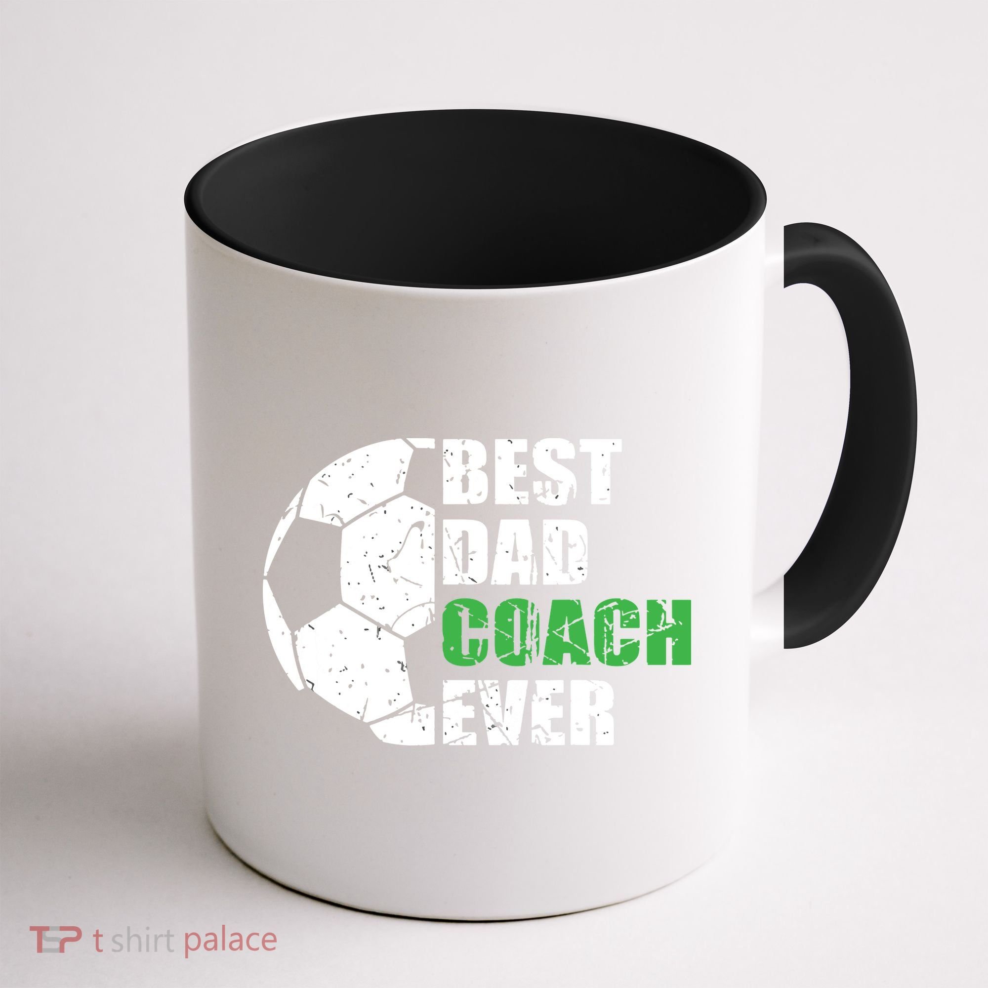 Best Soccer Dad Coach Ever Retro Father Soccer Coach Dad Coffee Mug