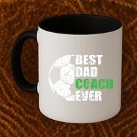 Best Soccer Dad Coach Ever Retro Father Soccer Coach Dad Coffee Mug thumb 2