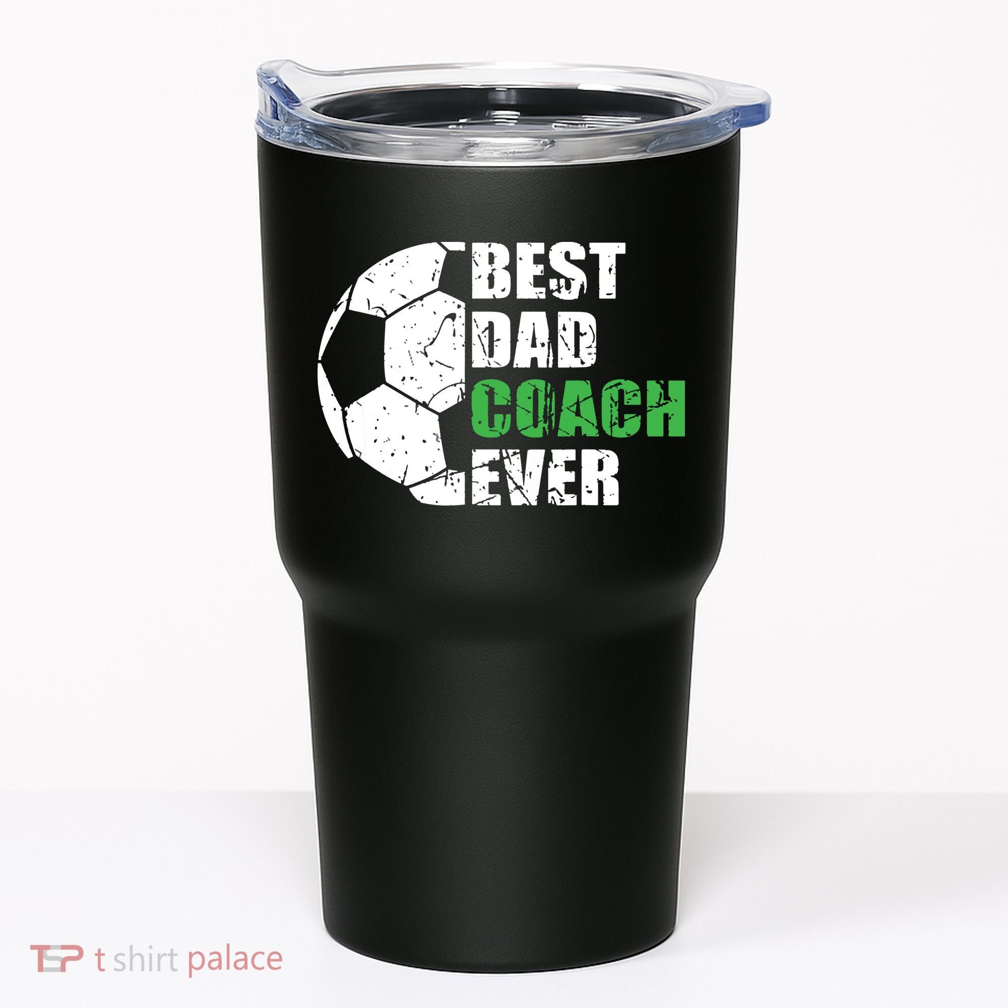 Best Soccer Dad Coach Ever Retro Father Soccer Coach Dad Tumbler
