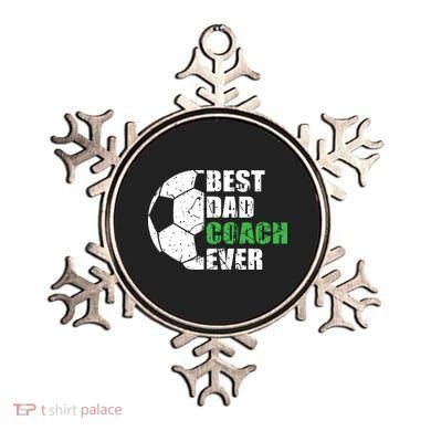 Best Soccer Dad Coach Ever Retro Father Soccer Coach Dad Ornament