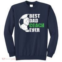 Best Soccer Dad Coach Ever Retro Father Soccer Coach Dad Sweatshirt thumb 0
