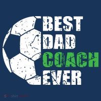Best Soccer Dad Coach Ever Retro Father Soccer Coach Dad Golf Towel thumb 3